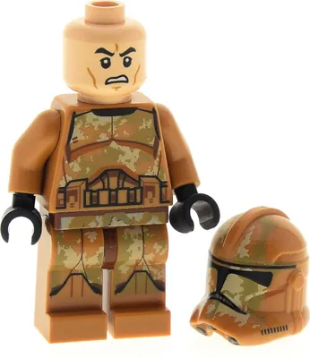 Produktbild von 1x Lego Minifigur Star Wars Phase 2 Geonosis Clone Trooper nougat 75089 sw0606