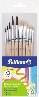 Produktbild von Pelikan Pinsel Starter-Set 10-teilig