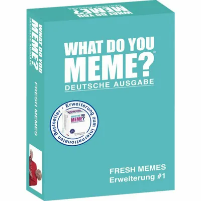 Obrázek produktu pro HUCH! WHAT DO YOU MEME, Stolní hra, Párty, 18 rok/roky, 30 min, Rodinná hra