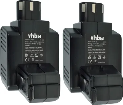 Produktbild von vhbw 2x Akku Ersatz für Hilti BP72, BP60, 331530, BP40 für Werkzeug (2500 mAh, NiMH, 24 V)