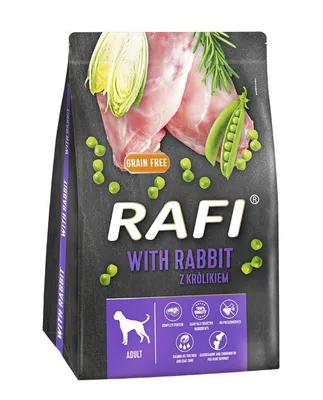 Produktbild von RAFI with rabbit - trockenfutter für Hunde - 3kg