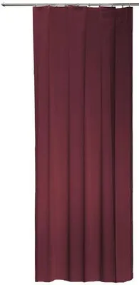 Produktbild von Vorhang burgund 140x245 cm transparent Kräuselband Gardine Organza Dekoschal
