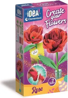 Image de CLEMENTONI - Kit Créatif Fleurs - Rose