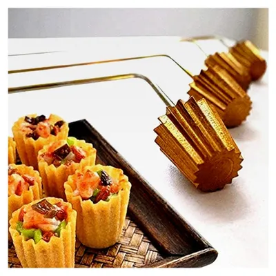 Produktbild von Malaysischer Pie Tee Maker Nyonya Top Hats Form zum Backen von Eierkuchen, wiederverwendbares Küchengerät