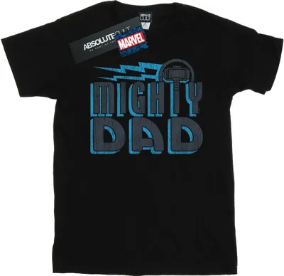 Produktbild von Marvel - "Mighty Dad" T-Shirt für Herren BI43471 (3XL) (Schwarz)