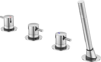 Zdjęcie produktu dla Steinberg 100 - Bateria wannowa, 4-otworowa, chrom 100 2480