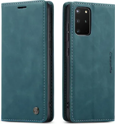 Image de Samsung Galaxy S20+ Case, RetroPolyuréthaneLeather Case with Stand Function for Samsung Galaxy S20 Plus blue