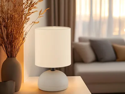 Produktbild von Reality Leuchten Tischleuchte Luci cappuccino Schnurschalter