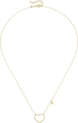 Produktbild von Collier Luigi Merano mit zwei Herzen, Gold 375 Gold 45 cm