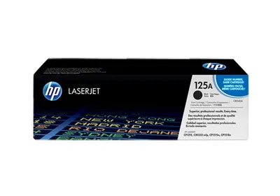 Produktbild von HP 125A, Laser, HP Color LaserJet CP1215, CP1515, CP1518, Color LaserJet CM1312mfp, Schwarz, Patrone, 20 - 80%, -20 - 40 °C
