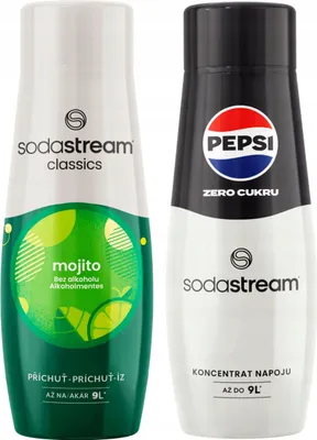 Image de 2x Sirop pour Saturateur SODASTREAM MOJITO MOHITO PEPSI MAX COLA ZUCKERFREI