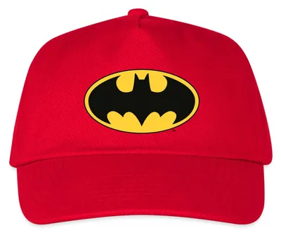 Produktbild von Spreadshirt DC Comics Batman Logo Schwarze Fledermaus Klassisch Kinder Basecap, One size, Rot