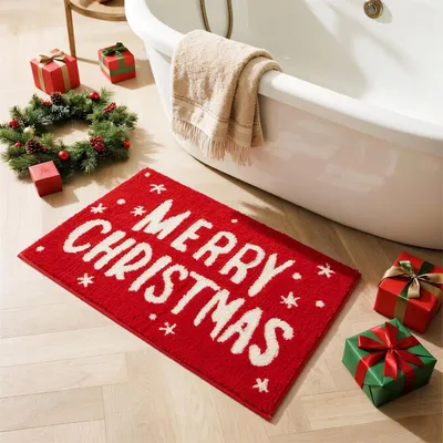 Imagen del producto de Alfombrilla de microfibra para baño, 50 x 76 cm, antideslizante, absorbente, ideal para el baño