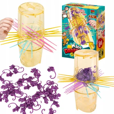 Produktbild von ProNice Fallende Mäuse Geschicklichkeitsspiel Familien Spiel Turm