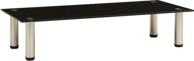 Produktbild von TV-Tisch 80x35x17 cm Schwarz Hartglas