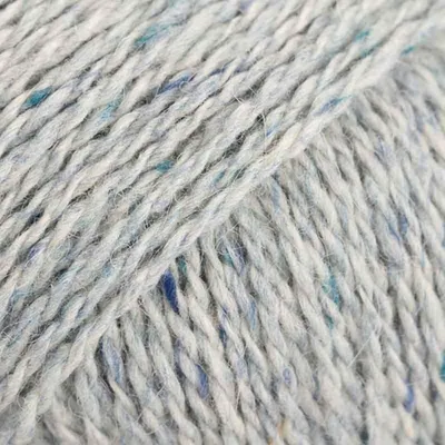 Produktbild von DROPS Soft Tweed Wolle 21, Alpaka & Merino Mix, Blau, für Strukturdessins und Handstrickprojekte