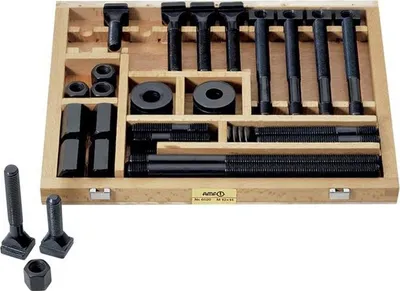 Immagine prodotto di Set di viti di serraggio n. 6520 scanalatura a T 18 mm M16 38 pz.AMF