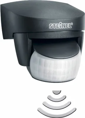 Produktbild von Steinel Bewegungsmelder IS 140-2 schwarz IP54 140° Wandsensor