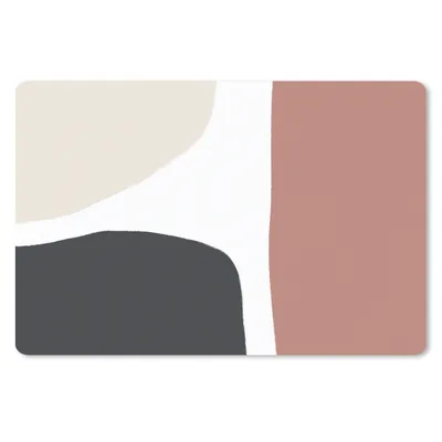 Produktbild von MuchoWow® Schreibtischunterlage Pastell - Abstrakt - Design 60x40 cm - XXL Mauspad - Großes Mauspad
