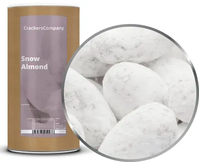 Produktbild von CrackersCompany Schneemandeln (Snow Almond), Membrandose groß 800 g
