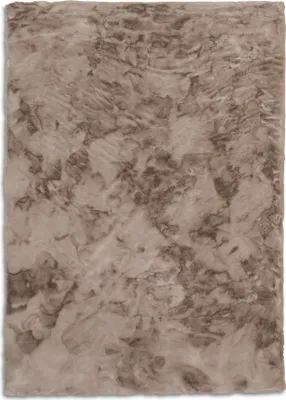 Immagine prodotto di SCHÖNER WOHNEN Collezione Tappeto moderno in Pelliccia sintetica TENDER Cappuccino 120 x 180 cm