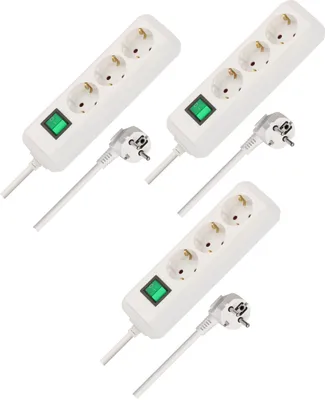 Productafbeelding van Brennenstuhl 3-voudige stekkerdoos Eco-Line, met 1,5 meter kabel