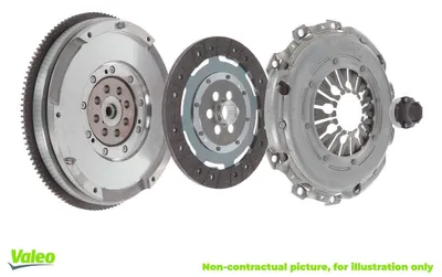 Image de Kit d'embrayage Ø 228 mm, 22 dents, avec roulement de débrayage VALEO, pour BMW Série 1, entre autres