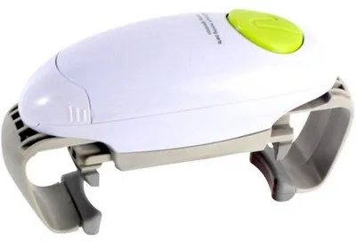 Image de Ouvre-boîtes électriques automatiques à bord lisse - Ouvre-boîtes pour particuliers, personnes souffrant d'arthrose et femmes au foyer