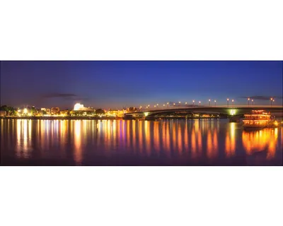 Produktbild von Glasbild Bonn Kennedybrücke 80x30 cm