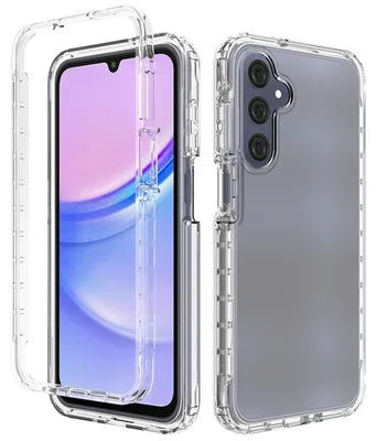 Immagine prodotto di Per Samsung Galaxy A16 Clear TPU ibrido PC antiurto Custodia Cover Trasparente