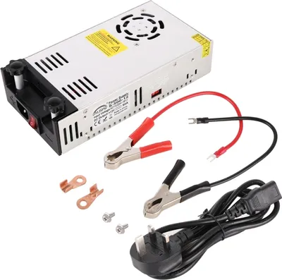Image de S-500-12 DC12V 500W 41.7A DIY Transformateur abaisseur de tension DC régulé avec Clip, UK Plug