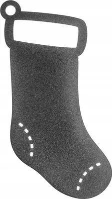 Produktbild von Weihnachten Stahlsocke Anhänger Silber Weihnachtsdekoration