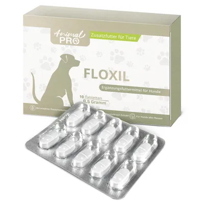 Produktbild von FLOXIL Tabletten | pflanzlich & hochdosiert | ideal für Hunde im Freien | Ergänzungsfuttermittel