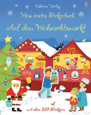 Obrázek produktu pro Mein erstes Stickerbuch: Auf dem Weihnachtsmarkt