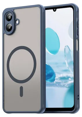 Produktbild von Techsuit – HaloFrost II MagSafe-Hülle für Samsung Galaxy A07 4G – dunkelblau