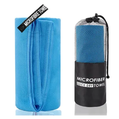 Produktbild von Mikrofaser Sporthandtuch 40x80 cm Schnell trocknend Blau