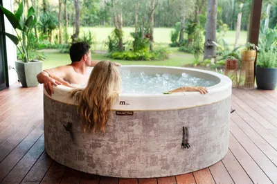 Produktbild von MSpa Whirlpool COCOON ECO - XXL - 2026 Modell - inkl. WiFi / App / UVCPlus - Outdoor Indoor Pool - 180 x 65 cm - winterfest - NEU inkl. Zubehör