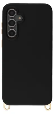 Zdjęcie produktu dla Etui ochronne Selencia Rivièra z magnetycznym mocowaniem MagSafe i odpinanymi zaczepami, przeznaczone do telefonu Samsung Galaxy S23 FE - kolor: Velvet Black