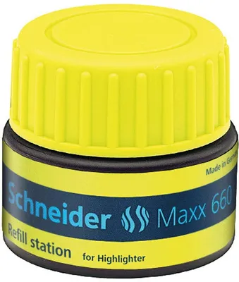 Produktbild von Textmarker Refill-Station 660 gelb Packung mit 6 Stück
