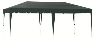 Immagine prodotto di Gazebo da giardino - Tenda per feste - Gazebo - Pergola - Tettoia - Struttura pieghevole - 6x3 metri - Altezza regolabile - Verde