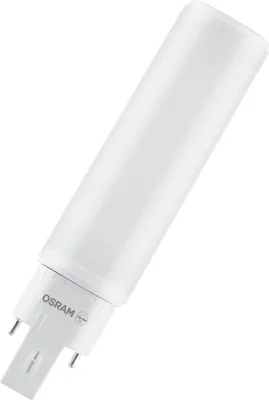 Produktbild von OSRAM DULUX D 18 LED-Lampe für G24D-2 Sockel, 7 Watt, 700 Lumen, Kaltweiß (4000K), rotierbar, Ersatz für herkömmliches 18W-Dulux Leuchtmittel