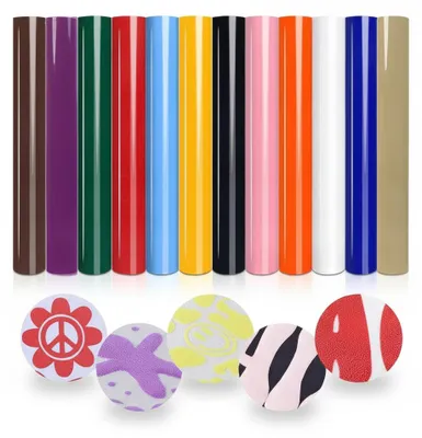 Produktbild von InAndOutdoorMatch - 3D Puff Vinylfolie Set - Textil Transferfolie, KI-generiertes Bild