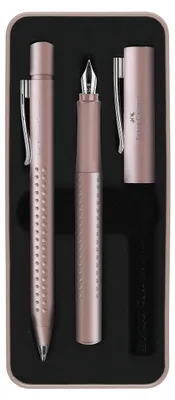 Produktbild von Faber-Castell 201539, Roségold, 2 Stück(e), Kugelschreiber + Füllfederhalter