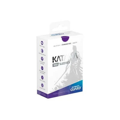 Produktbild von ULTIMATE GUARD Katana Sleeves Standard Size, Kartenhülle, Violett, 100 Stück(e)