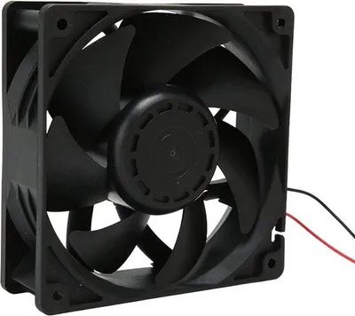 Obrázek produktu pro Tichý ventilátor 120 mm, 24 V, 0,4 A, bezkartáčový, 2 kabely, 3200 otáček