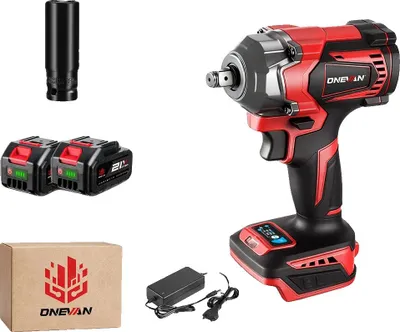 Produktbild von Schlagschrauber, 1200 N·m Drehmoment, bürstenloser Motor, 2 Batterien SetA