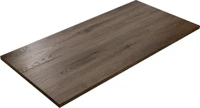 A rectangular wooden tabletop with a wood grain texture.