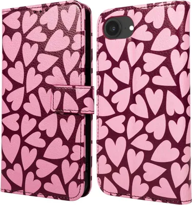 Immagine prodotto di Custodia pieghevole imoshion Design per iPhone 16e - Hearty Blush