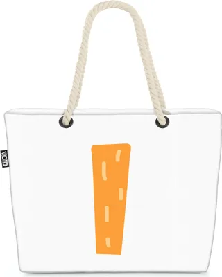 Produktbild von VOID I Alphabet Buchstabe Namen Strandtasche Shopper 58x38x16cm 23L XXL Einkaufstasche Tasche Reisetasche Beach Bag