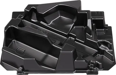 A black plastic insert tray for tool storage.